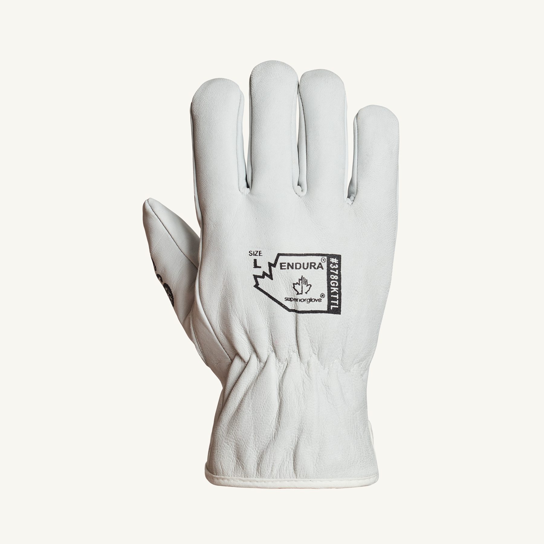 Superior Glove™ Endura® Durable Leather Gloves for General Use with Warmth Down to -15°C / 5°F