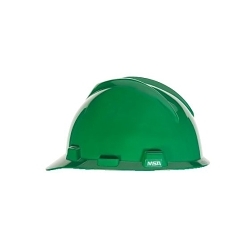 V-Gard® 463946 Hard Hat, 6-1/2 in Fits Mini Hat, 8 in Fits Max Hat, Polyethylene, 4-Point Staz-On® Suspension, ANSI Electrical Class Rating: Class E, ANSI Impact Rating: Type I, None Graphics, Pin Lock Adjustment