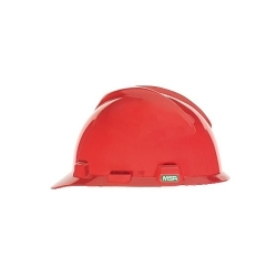V-Gard® 463947 Hard Hat, 6-1/2 in Fits Mini Hat, 8 in Fits Max Hat, Polyethylene, 4-Point Staz-On® Suspension, ANSI Electrical Class Rating: Class E, ANSI Impact Rating: Type I, None Graphics, Pin Lock Adjustment