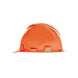 V-Gard® 489364 Hard Hat, 7 in Fits Mini Hat, 9-1/2 in Fits Max Hat, Polyethylene, Fas-Trac® III Suspension, ANSI Electrical Class Rating: Class E, ANSI Impact Rating: Type I, None Graphics, Ratchet Adjustment