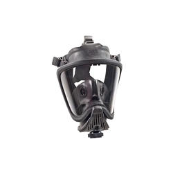 MSA 493108 Ultra Elite® Chin Type Facepiece With Nosecup and Speaking Diaphragm, L, 5-Point Strap Suspension, 40 mm Threaded Connection, Resists: Gases, Organic Vapors and Particulate Matter