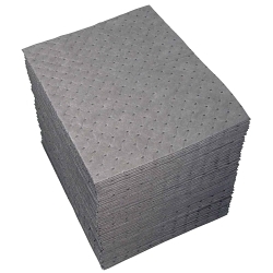 SPC® UXT100 UXT-Xtra Tough Heavyweight Perforated Xtra Tough Absorbent Pad, 19 in L x 15 in W x 3 ply THK, 19.5 gal Absorption, Spunbond-Meltblown-Spunbond Polypropylene