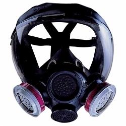 MSA 805420 Advantage® 1000 Full Face Respirator, L, 6-Point Elastic Suspension