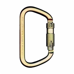 MSA SRCC642 Large D Carabiner, 1.2 in Snap, Steel