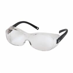 Pyramex® OTS® S3510SJ Lightweight Safety Eyewear, Anti-Scratch, Clear Lens, Black, Nylon Frame, Polycarbonate Lens, ANSI Z87.1, AS/NZS 1337, CAN/CSA Z94.3-15, CE EN166, MIL-PRF 32432