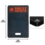 ProFlex® 18380 Standard Kneeling Pad, 21 in L x 14 in W x 1 in THK, Closed Cell Foam, Black
