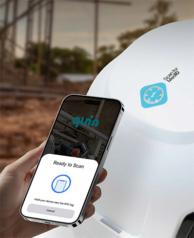 RZRBack safety helmet, RZRBack hard hat, removable full brim helmet