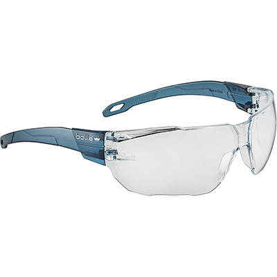 Bollé Safety Swift Clear Lens Safety Glasses - With Platinum Lite Coating, Anti-Scratch & Anti-Fog, CSA Certified