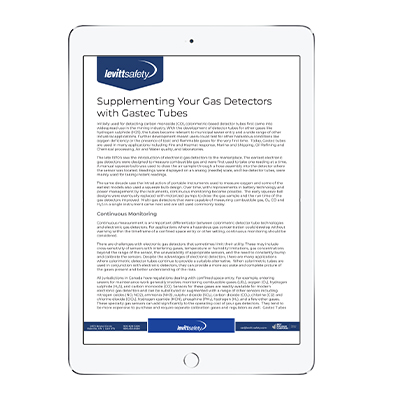 Gastec Whitepaper on an iPad