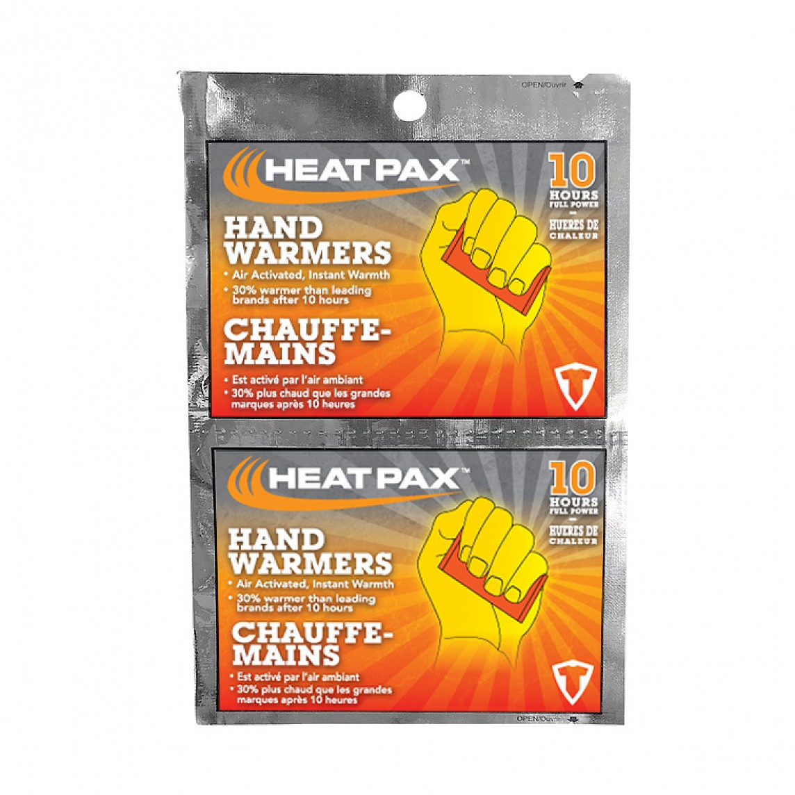 withTechNiche® Air Activated Hand Warmers 