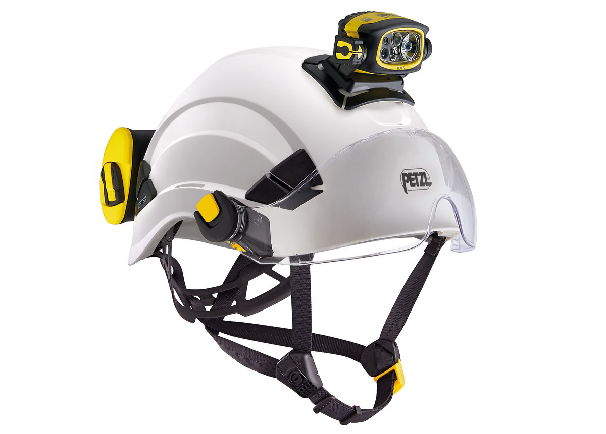 Petzl® PRO ADAPT - Adhesive Accessory for Mounting a DUO Headlamp on a Variety of Different Helmet Types