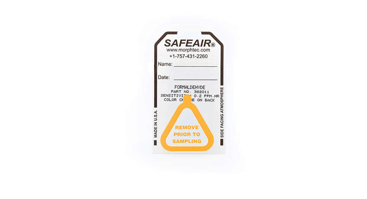 Badge SafeAir pour le formaldéhyde de Morphix Technologies - 50 par paquet