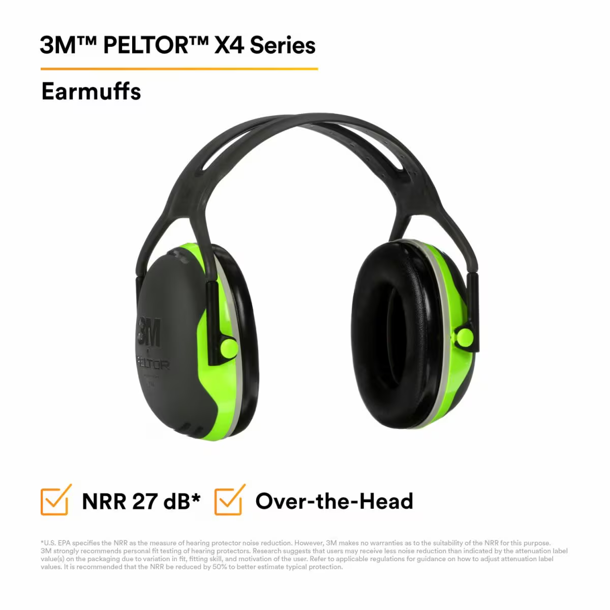 3M™ PELTOR™ Over-the-Head Earmuffs