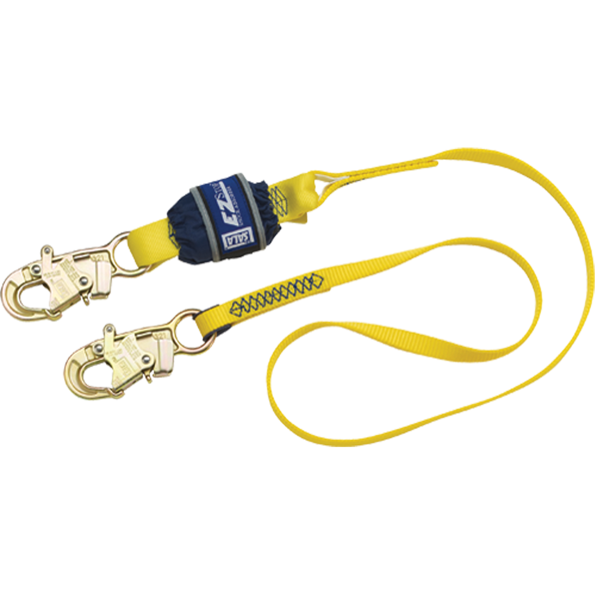 Longe amortissante 3M™ DBI-SALA® EZ-Stop™ - 1,8 m, mousqueton central, extrémités à mousqueton, nylon
