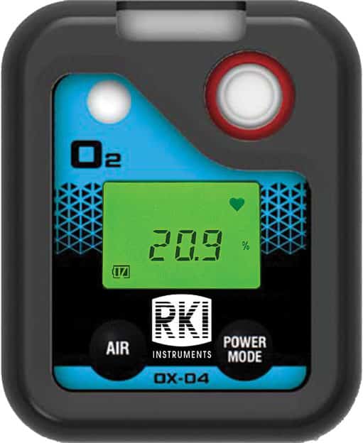 Détecteurs de gaz individuels de la série RKI 04 - Oxygène (O₂)