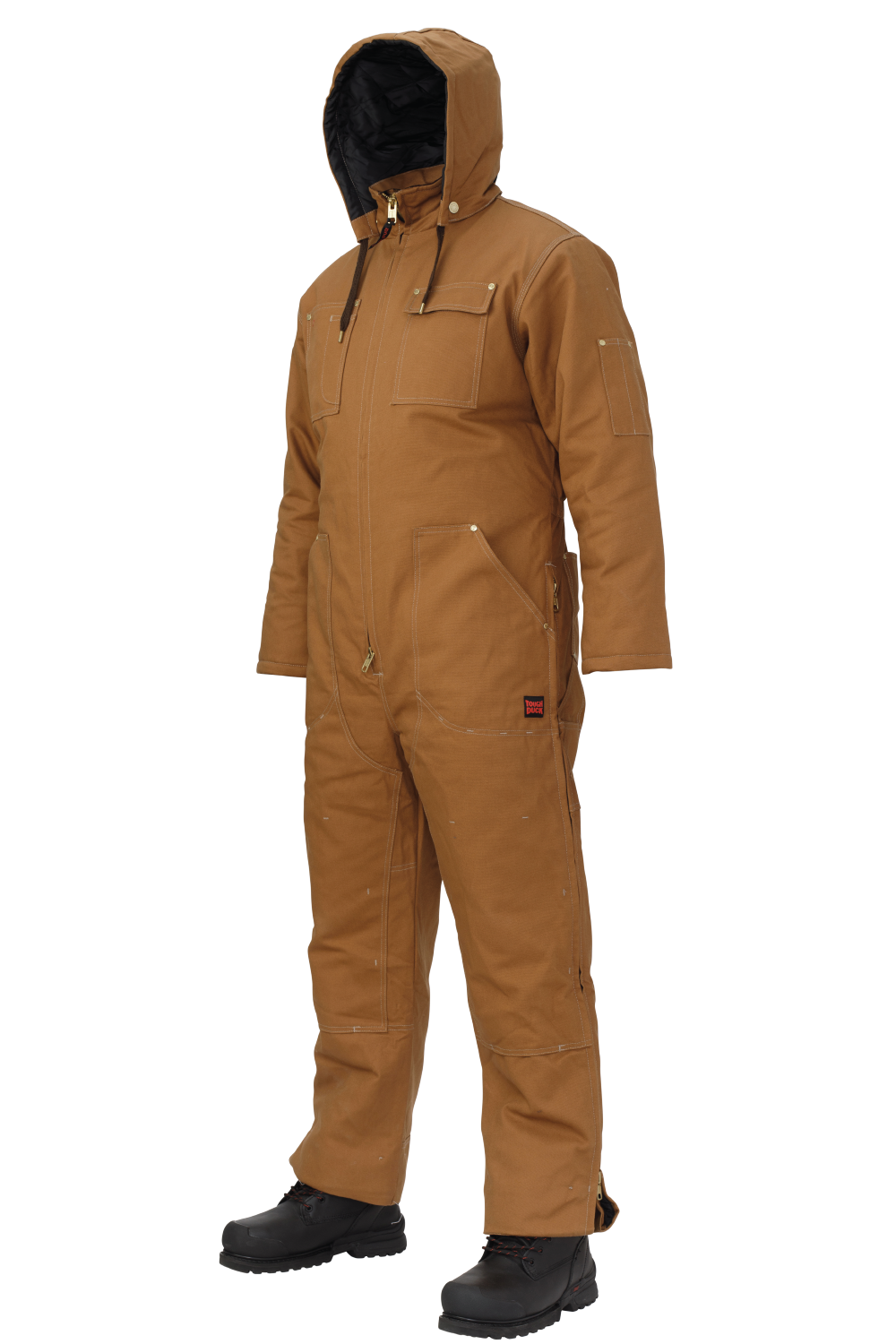 Coverall, Tough Duck, Insulated, Brown, Medium