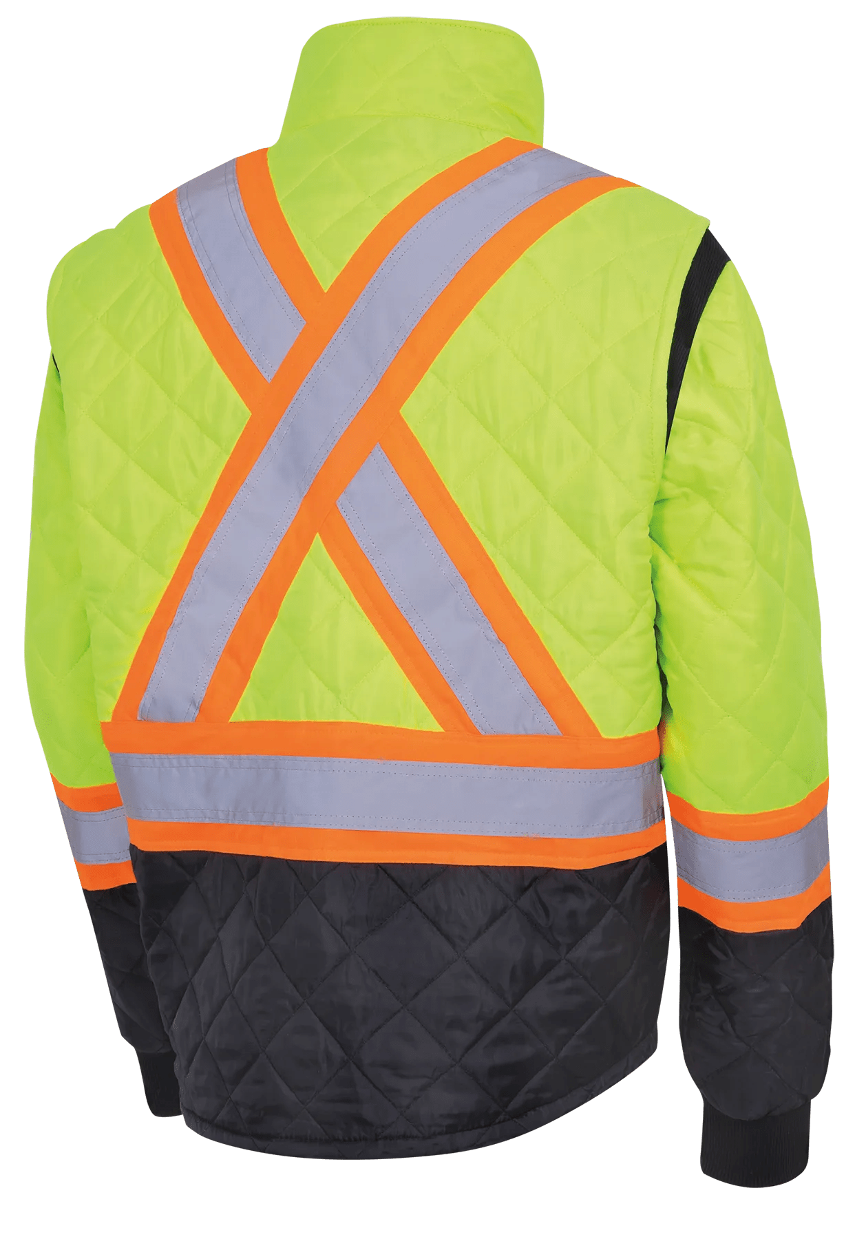 PIONEER® Hi-Vis Quilted Freezer Jacket - Hi-Vis Yellow/Green - L