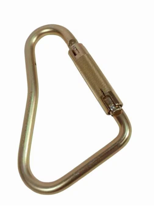 3M™ DBI-SALA® Self-Closing/Locking Carabiner - Zinc Plated Steel, 2 1/8 in Gate