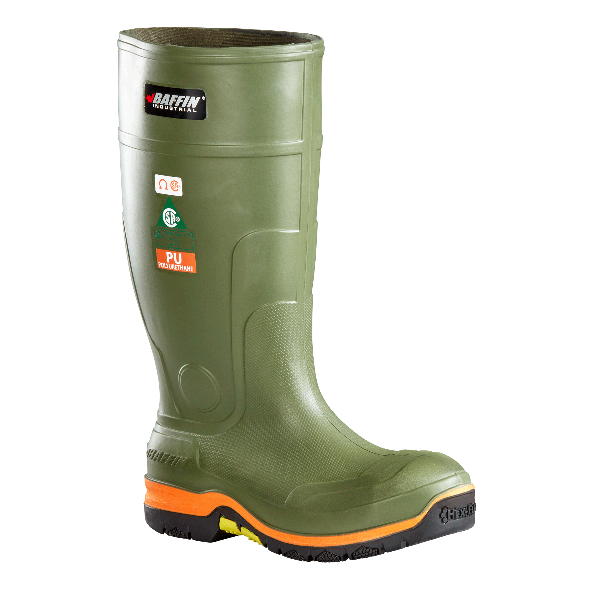 Boots, Rubber, Baffin, Hercules, Forest Green,