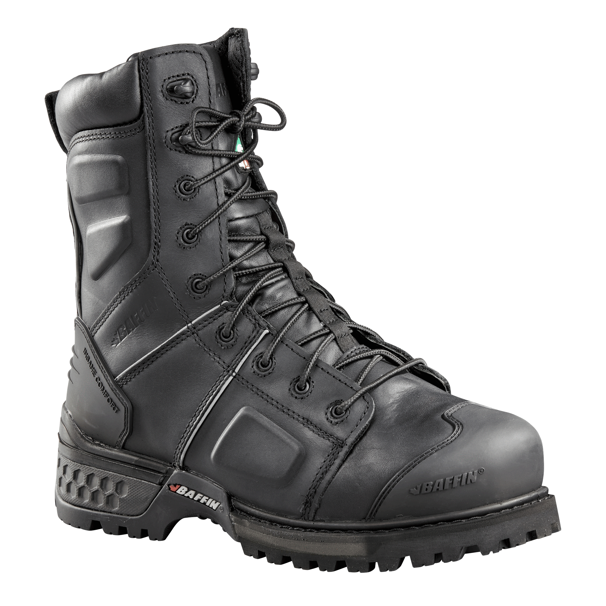 Boots, Work, Monster INT (MET) Mens Baffin, Black