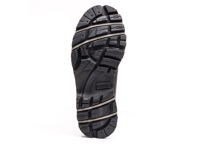 Boots, Royer, 8" Black, Buffalo Leather,