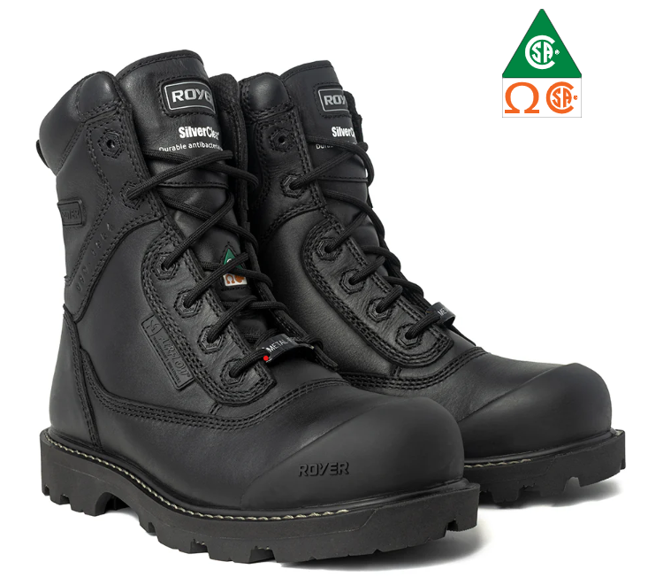 Boots, Royer, Metal-Free M.O.A.B, Black, Size 9