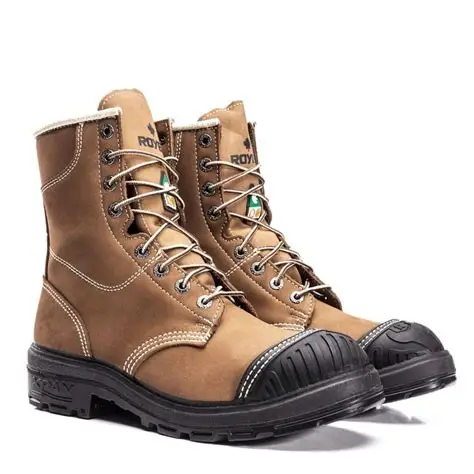 Boots Royer Style 2008XP Steel Toe, Cocoa Leather