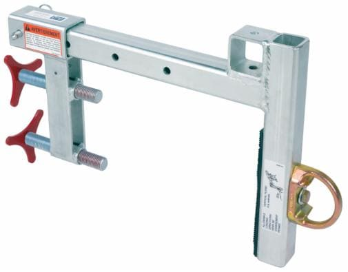3M DBI-SALA Fall Protection 84077900581 Reusable Concrete Parapet Anchor, 22 x 2-1/2 x 15 in, Steel, Silver