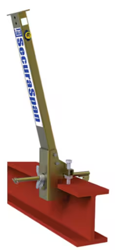 3M™ DBI-SALA® Temporary I-Beam Horizontal Lifeline Stanchion with Base - Fits 18 - 24 in Flange Up To 2.25 in Thick