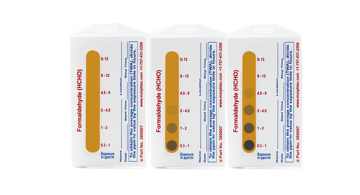 Badge Morphix Technologies ChromAir pour le formaldéhyde - 10 par paquet