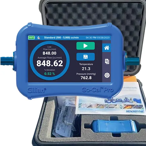 SENSIDYNE® Gilian Go-Cal Pro Standard Flow Calibrator Kit - 500-5000 cc/min