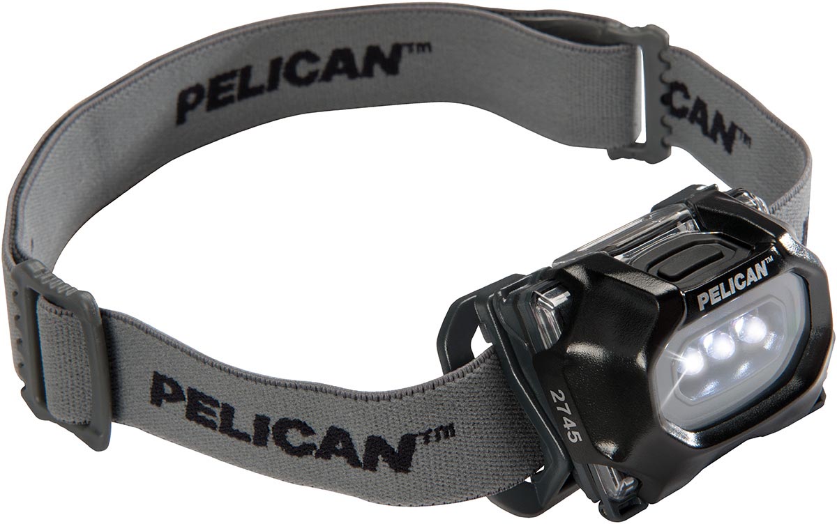 Lampe frontale Pelican™ 2745 - 32 lumens, noire
