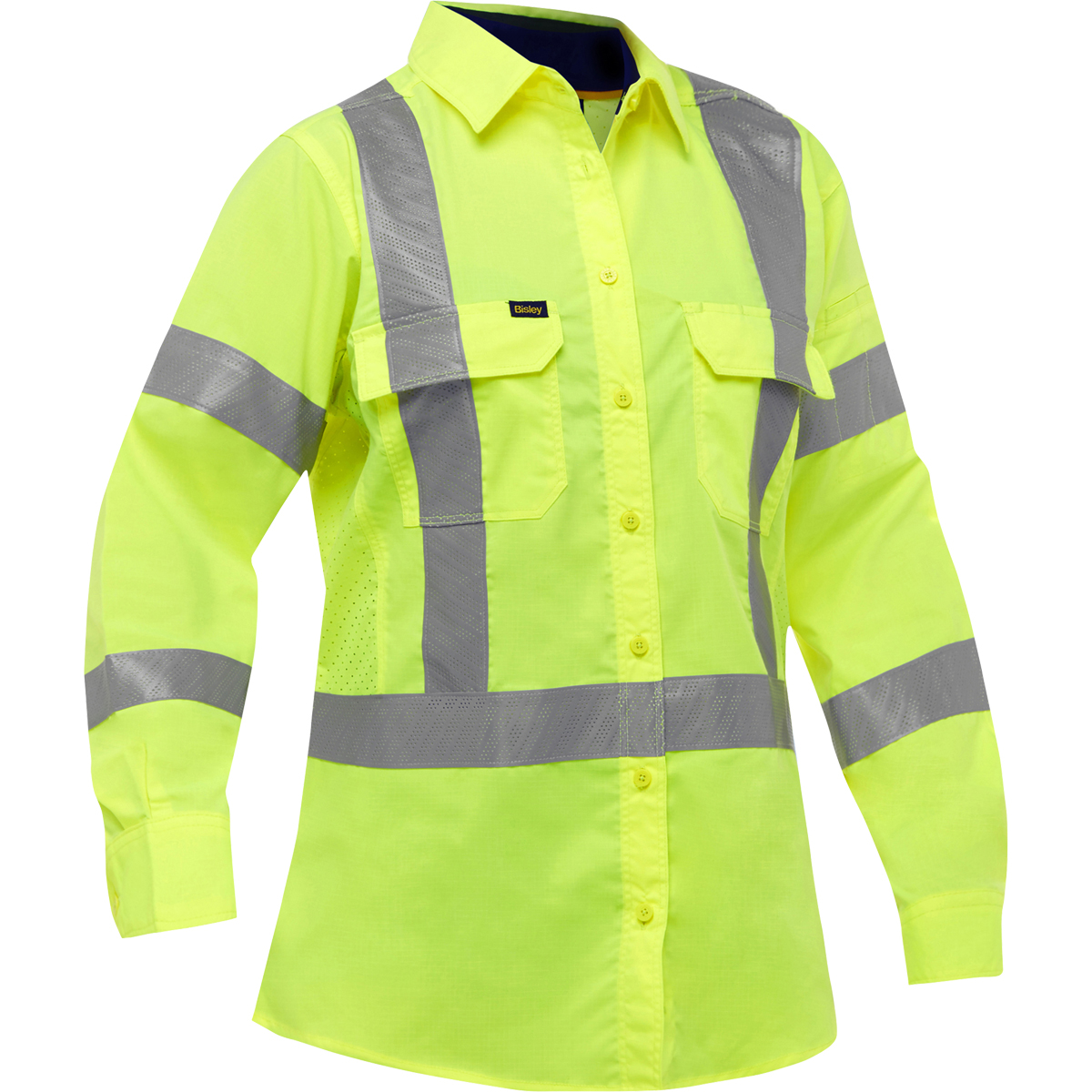 PIP® Bisley® X-Airflow™ Women's Long Sleeve Work Shirt with X-Back - ANSI Type R Class 3