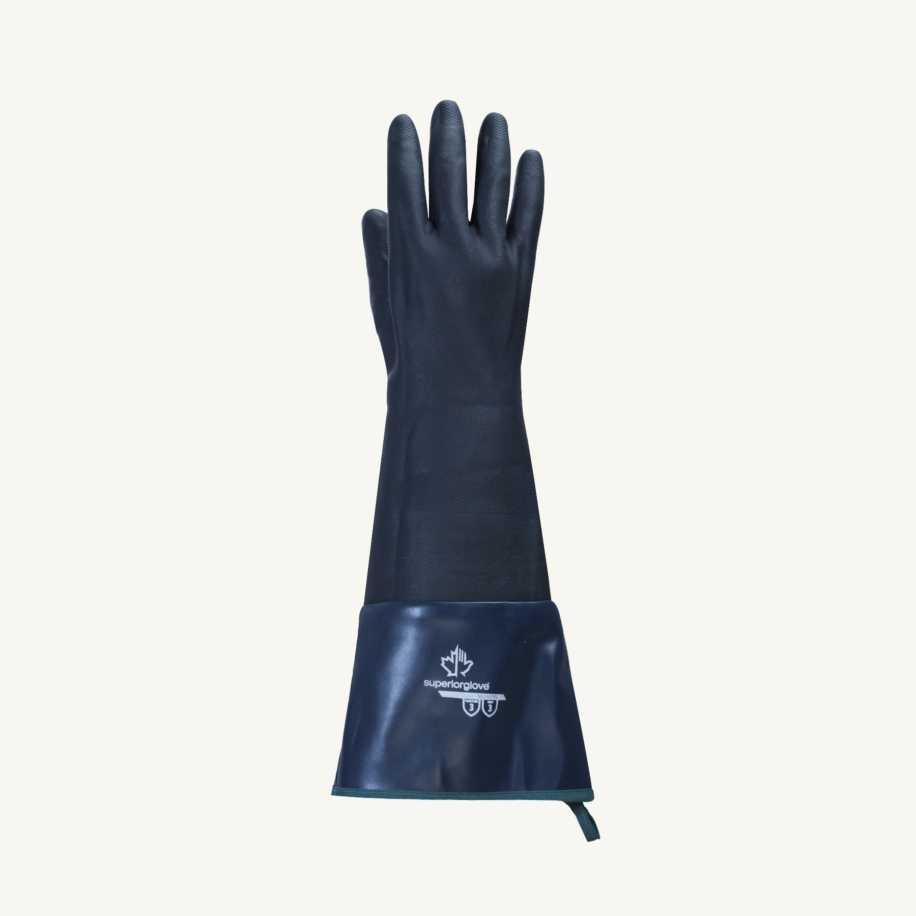 Superior Glove™ SolvStop™ Heat-Resistant 20-Inch Chemical Gloves