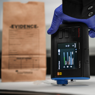 TruNarc Tau handheld narcotics analyzer