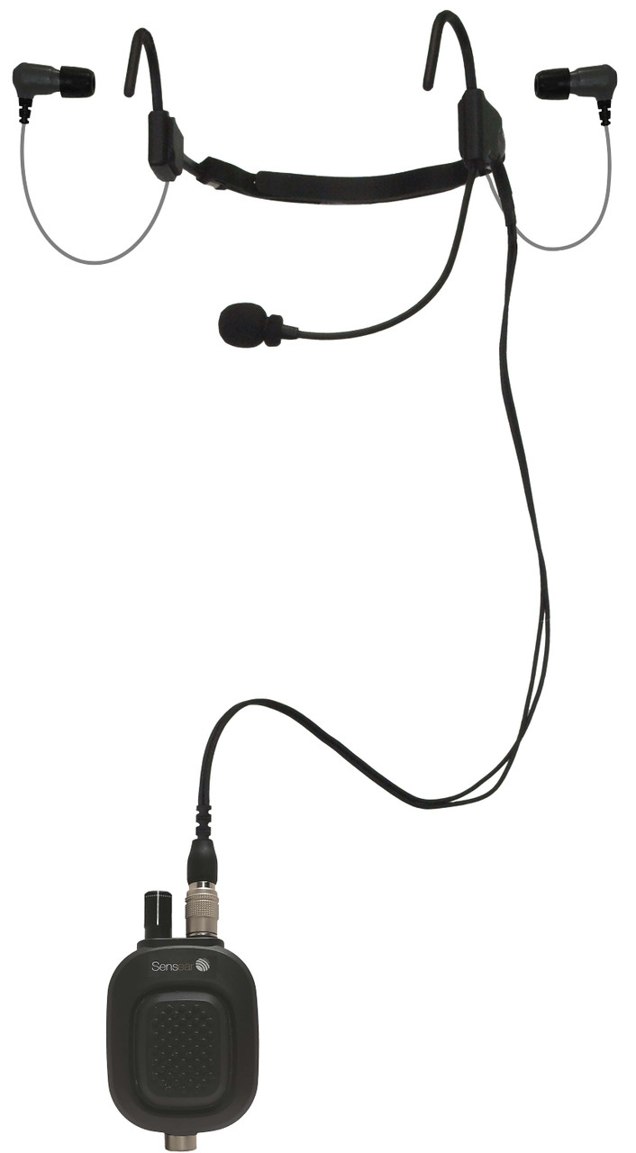 Sensear Two-Way Radio-Powered Earplugs - Boom Microphone