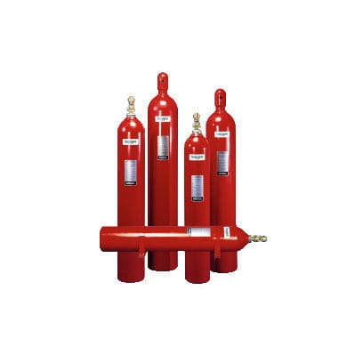  Les bouteilles du système d'extinction à gaz inerte INERGEN sont utilisées pour la protection contre les incendies à l'aide d'agents propres dans les centres de données, les salles de contrôle, les installations de télécommunications et d'autres environnements critiques nécessitant une extinction sans résidus.