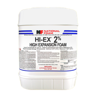 National Foam HI-EX® 2 % : concentré de mousse à haut pouvoir d'expansion destiné aux systèmes d'extinction d'incendie à mousse à haut pouvoir d'expansion.