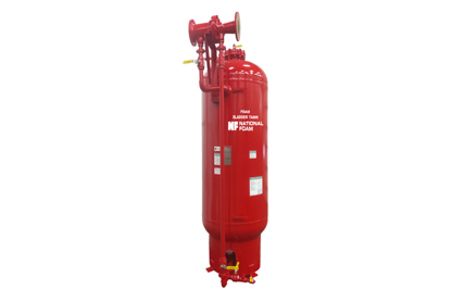 National Foam vertical bladder tank for foam fire suppression and proportioning systems