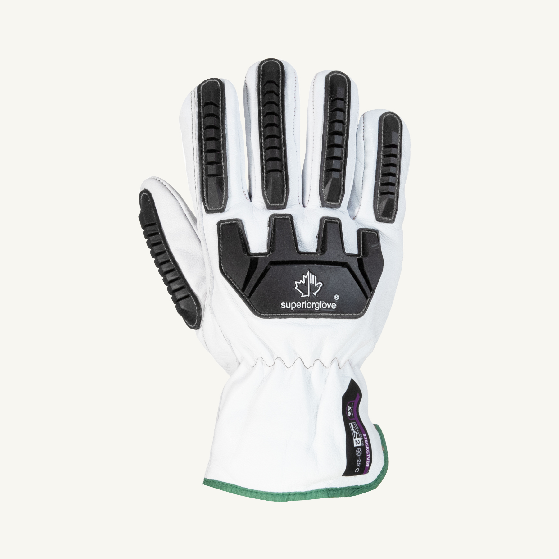 Endura® 378GKGTVBEXXL Winter Driver Gloves, 2XL, Goatskin™ Leather, ANSI Cut-Resistance Level: A6