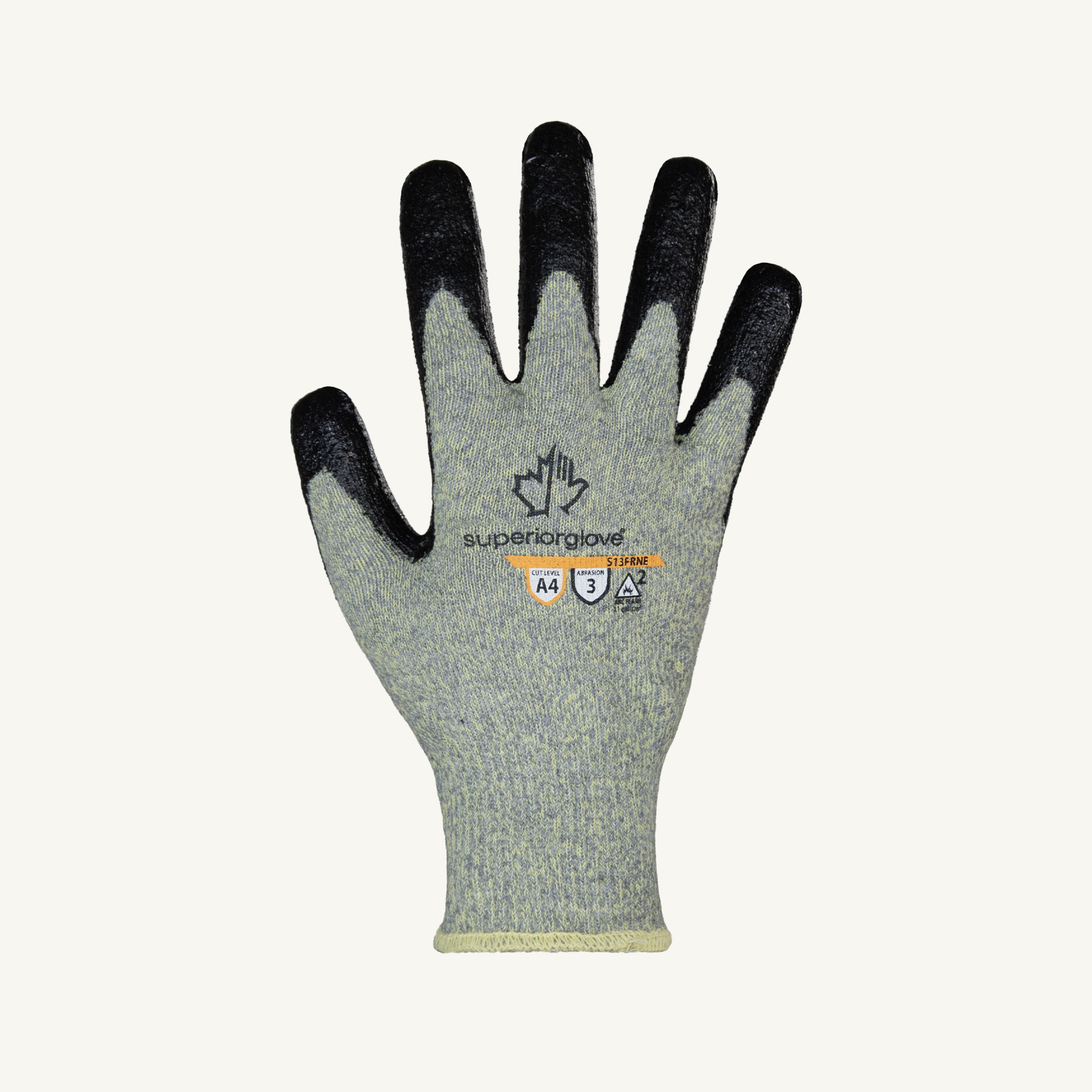 Dexterity® S13FRNE-8 Engineered Arc Flash Gloves, SZ 8, Proprietary Blend, Resists: Cut and Flame, Specifications Met: ASTM ANSI Cut Level 4