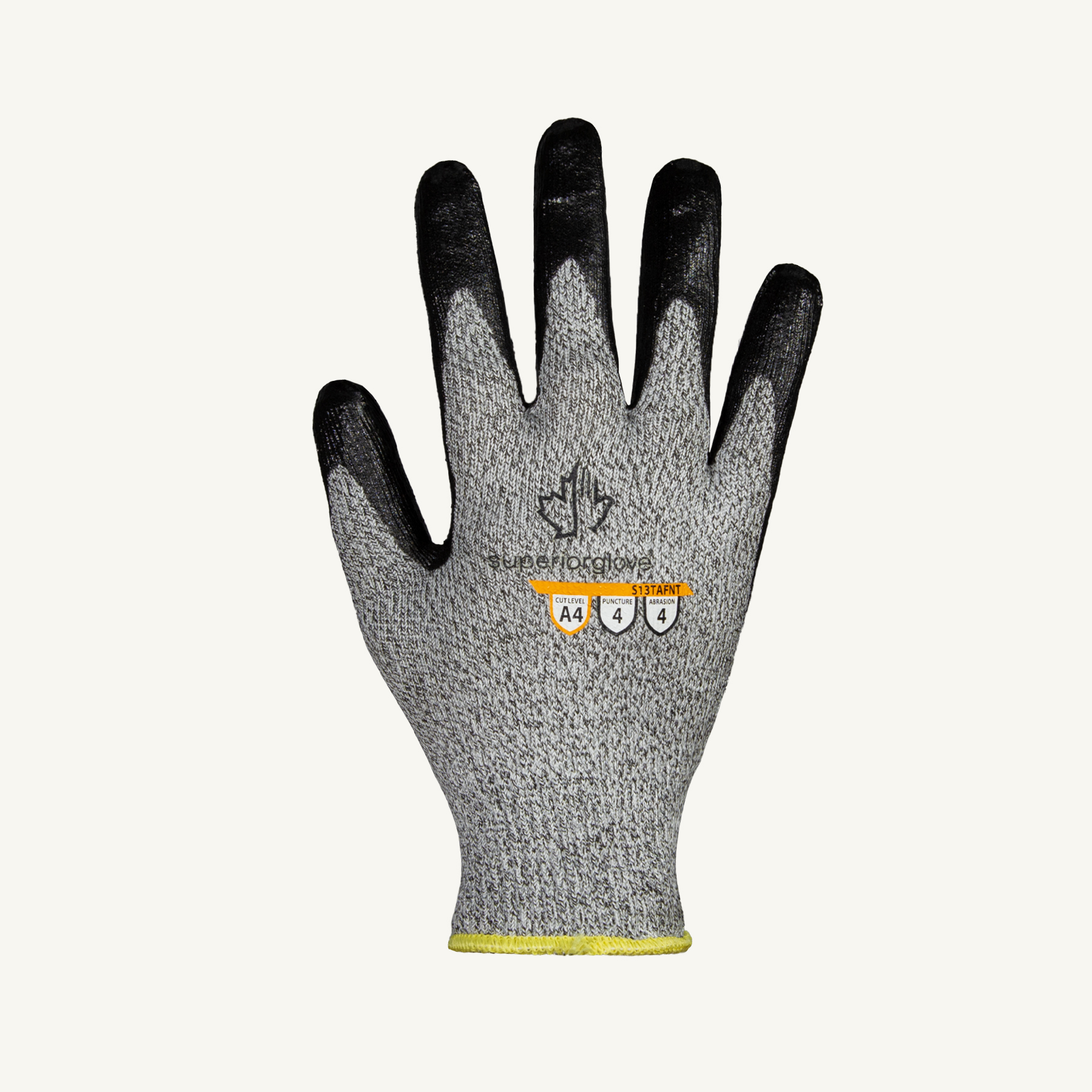 TenActiv™ S13TAFNT-5 Cut Resistant Gloves, SZ 5, Knit Wrist Cuff, Resists: Abrasion, Cut and Puncture, ANSI Cut-Resistance Level: A3, ANSI Puncture-Resistance Level: 4