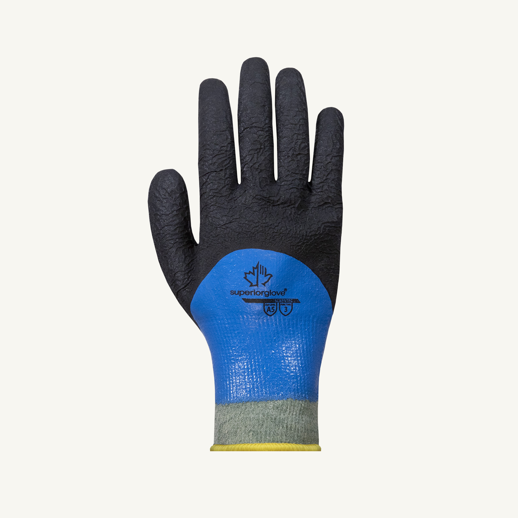 Emerald CX® SCXPNTFC-6 Waterproof Cut Resistant Gloves, SZ 6, Micro Pore Nitrile Coating, String Kevlar®/Wire-Core™ Steel Blend, Resists: Abrasion, Cut, Heat and Puncture, ANSI Cut-Resistance Level: A5, ANSI Puncture-Resistance Level: 3