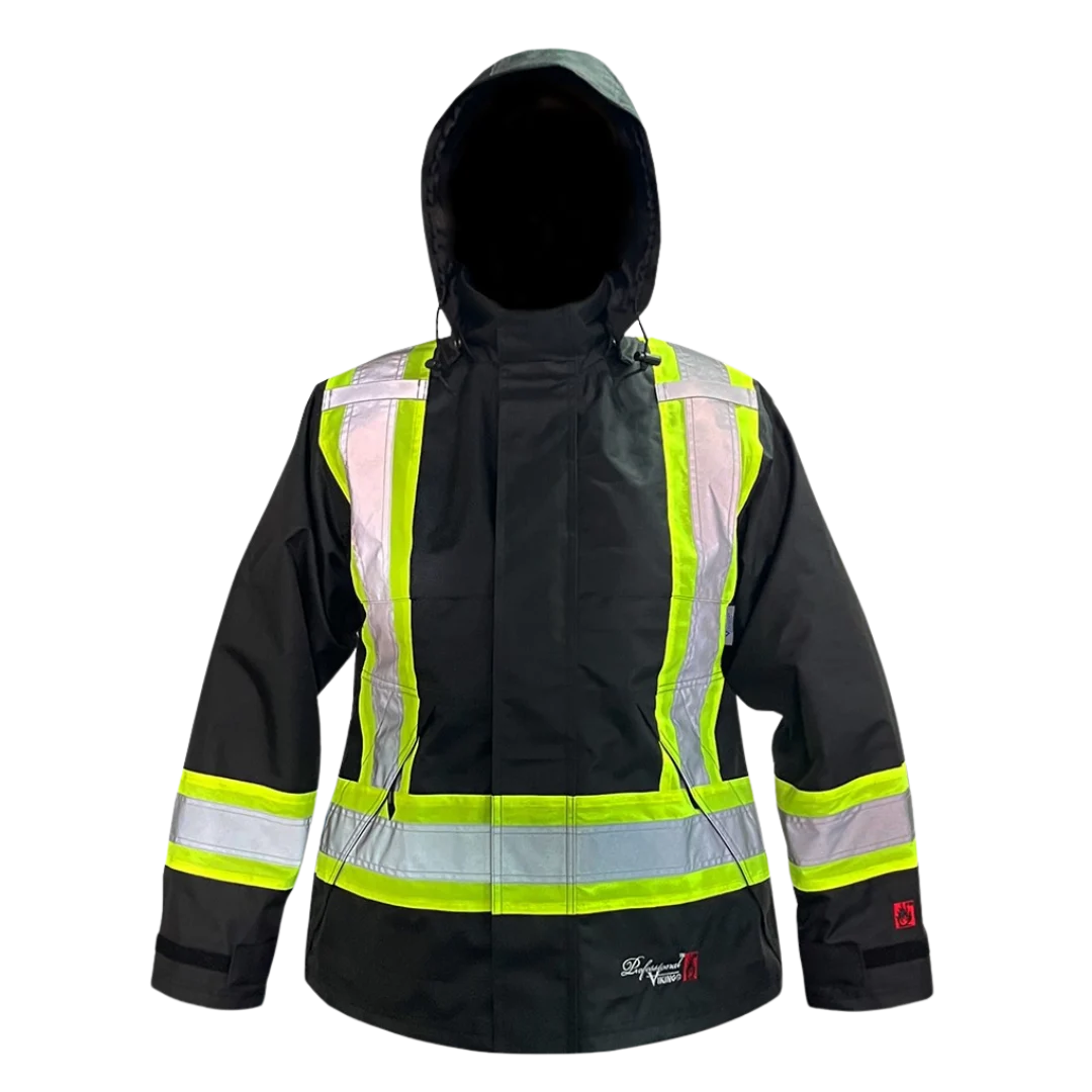 Viking® Professional Journeywoman 300D Trilobal Rip-stop FR Jacket - Black, Size S